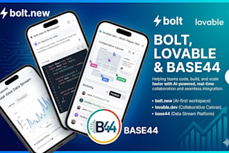 build websites, mvp products and mobile apps with loveable ai, builder io, bolt