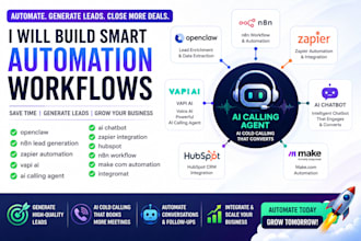 set up n8n workflow ai calling agant n8n lead generation ai chatbot integromat