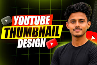 design a premium youtube thumbnail design