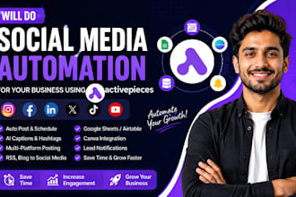 do social media automation for your business using activepieces