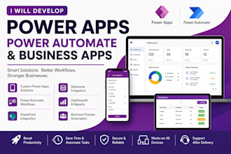 custom microsoft power apps, power automate and business apps microsoft 365