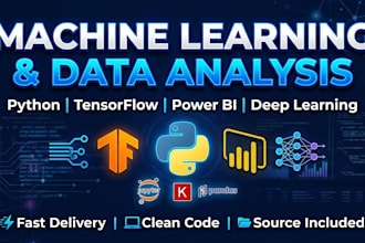build a machine learning model and data analysis script