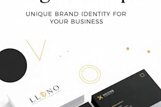 design minimalist letter logo for brand identily in 24h