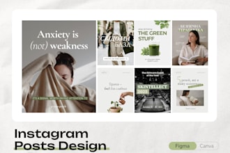 design instagram post, carousel slides for your brand