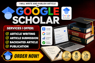 google scholar citations, write and publish research article in scopus writing
