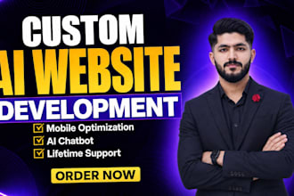 build ai chatbot, saas application, and custom web app