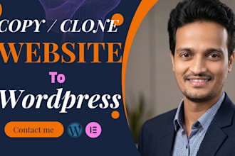 copy clone redesign any wordpress website and landing page