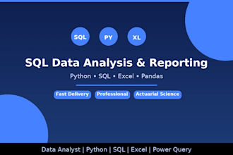 do sql data analysis and reporting with python and excel