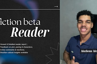 be your fiction beta reader and provide detailed feedback