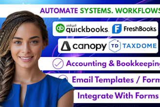 setup automate migrate karbon quickbooks freshbooks canopy taxdome freshsales