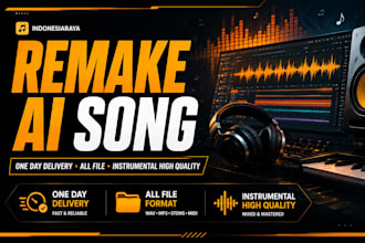 recreate and remake your ai song into a high quality instrumental beat