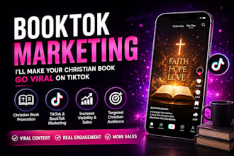 booktok marketing and viral tiktok promotion for christian book authors