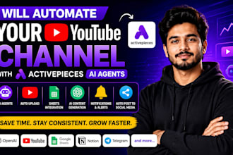 automate your youtube channel with activepeices ai agent