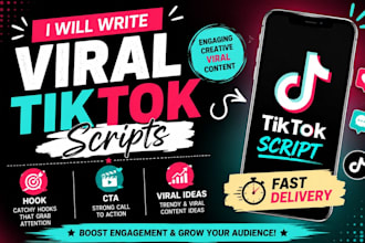 write viral tiktok scripts and content ideas