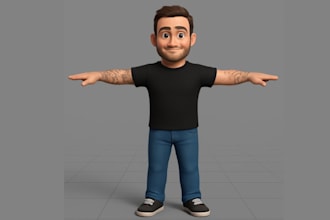 do 3d unreal engine 5 game character animation, 3d rigging 3d game animation ue4