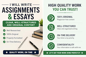 write assignments and essays
