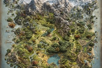 draw custom fantasy world maps