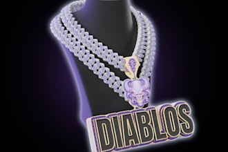 create a custom iced chain or pendant for gta fivem