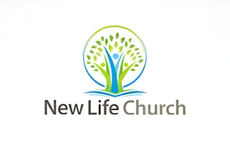 design modern minimalist church, christian, ministry and religious brand logo