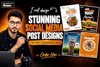 create modern magnetic social media ads and posts