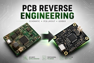 reverse engineer pcb design, schematic and pcb layout