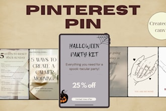 design aesthetic pinterest pin for your brand