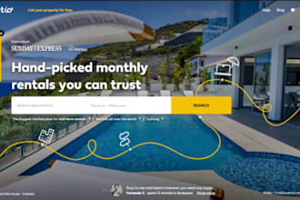 design wix apartment rental website warehouse space rental office rental website