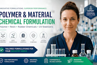 formulate polymer and material chemicals, resin, rubber chemical, uv stabilizers