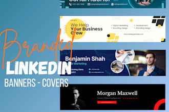 design a professional linkedin banner that attracts connections