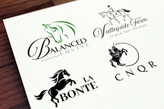 design redesign equestrian, equine, animal pet, horse, farm ranch logo for you