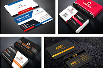 design a flyer poster business card or banner with social media stationery kit