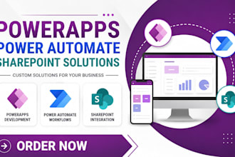 build custom powerapps, power automate and sharepoint solutions
