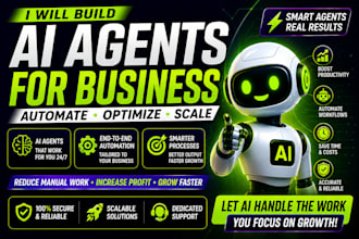 build ai agents for business workflow automation and task management apps