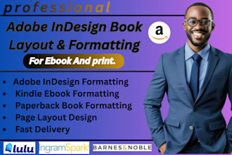 indesign book formatting kindle formatting  paperback formatting layout design