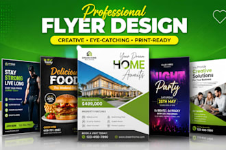 make stunning flyer designs with custom graphics