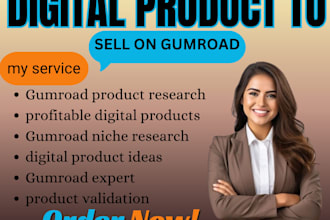 research profitable winning digital product research to sell on gumroad