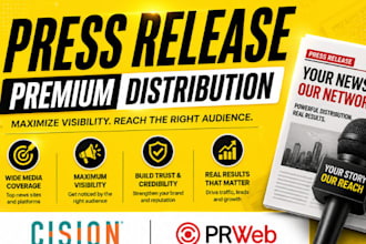 do premium press release distribution and press release writing, PR distribution