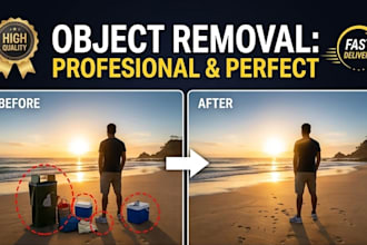 remove unwanted objects from photos professionally