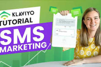setup bulk SMS marketing with klaviyo, smsbump, omni send