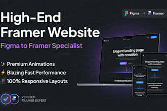 design framer website figma to framer and framer landing page