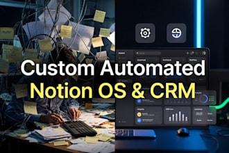 notion build custom automated notion workflow business os CRM dashboard notion
