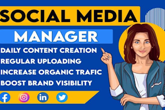 be social media manager for business