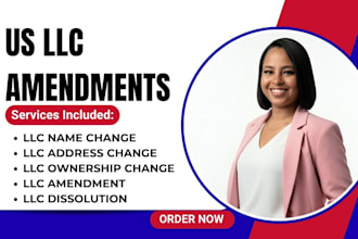 do llc name change, llc ownership transfer, llc address change, llc dissolution