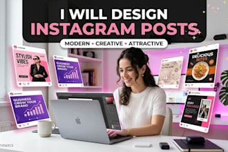 create attractive instagram post designs