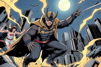 comic book illustration with comic book illustrator