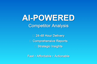 deliver ai powered competitor analysis in 24 hours
