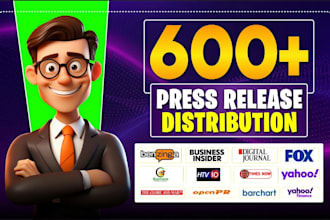 do top press release distribution and press release writing on 600 plus sites