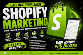 promote ecommerce shopify website etsy store to boost sales