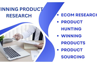do ecom research and find winning products for shopify dropshipping