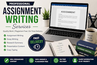 write assignments essays and presentations professionally